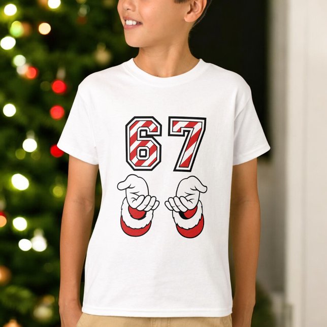 Christmas Meme Six Seven 67 6 7 Holiday T Shirt (Skapare uppladdad)