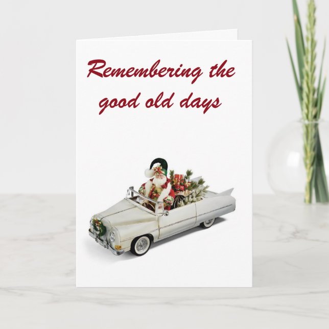 CHRISTMAS MEMORIES GAMLA DAYS & BRA FRIENDS HELGKORT (Framsida)