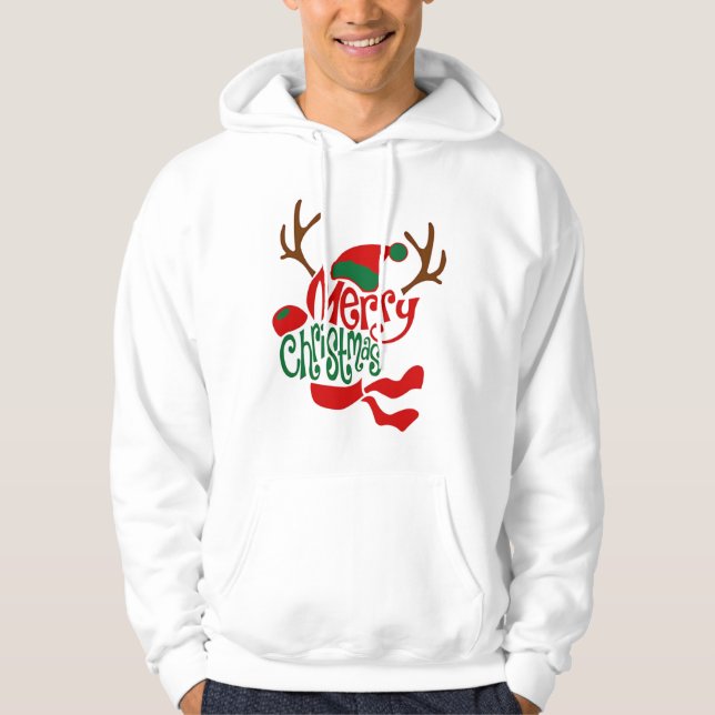 christmas men's hoodies sweatershirts long sleeve hoodie (Framsida)