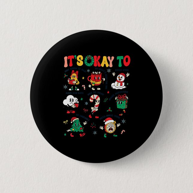 Christmas Mental Health Awareness Men Women It's O Knapp (Framsida)