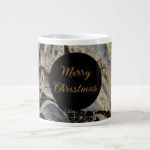Christmas,Merry Christmas,Gold Blue Flowers Leaves
