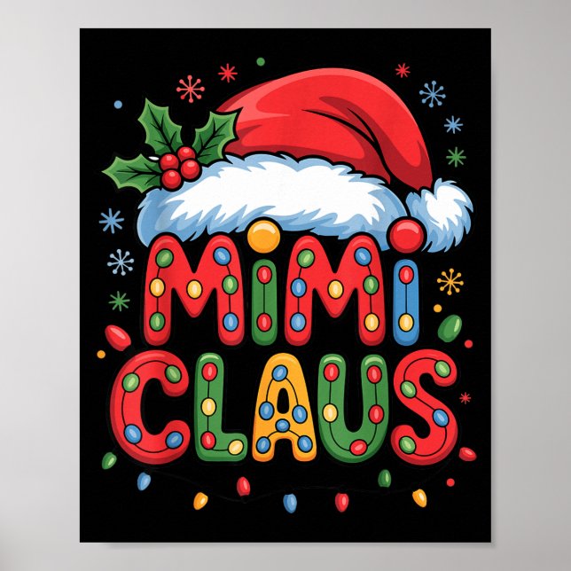 Christmas Mimi Claus Holiday Cheer Family Season H Poster (Framsidan)