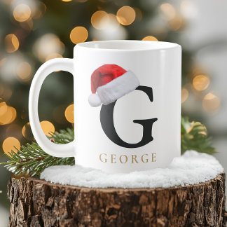 Christmas Monogram Mug Kaffemugg