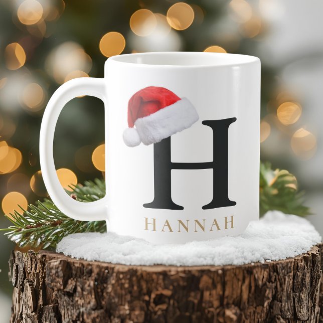 Christmas Monogram Mug Kaffemugg (Skapare uppladdad)