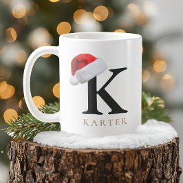 Christmas Monogram Mug Kaffemugg