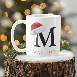 Christmas Monogram Mug Kaffemugg