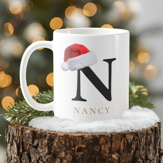 Christmas Monogram Mug Kaffemugg