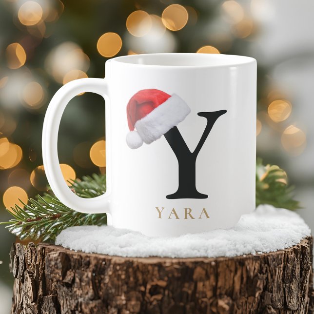 Christmas Monogram Mug Kaffemugg (Skapare uppladdad)