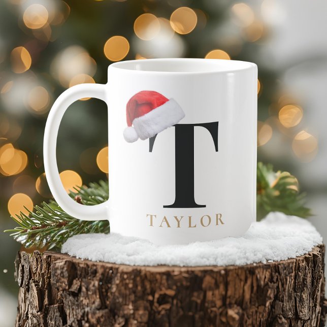 Christmas Monogram Mug Kaffemugg (Skapare uppladdad)