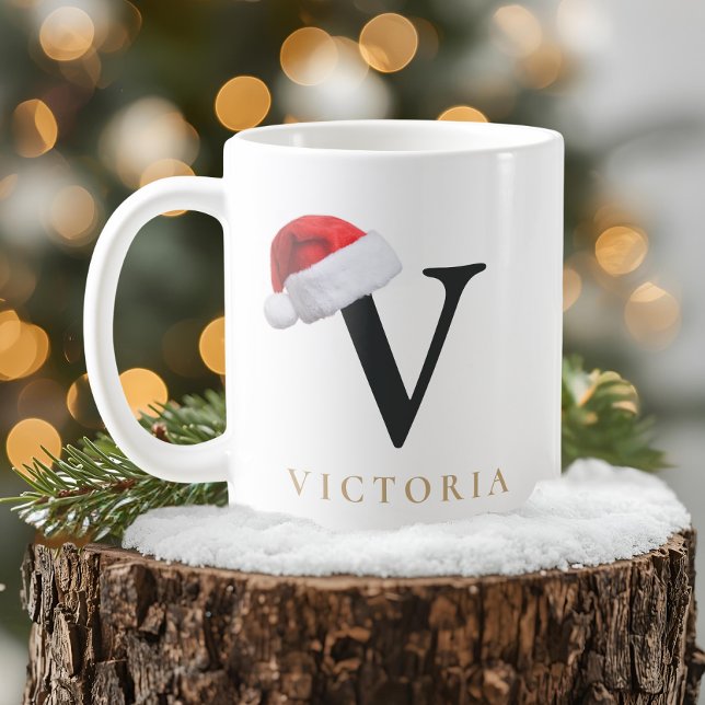 Christmas Monogram Mug Kaffemugg (Skapare uppladdad)