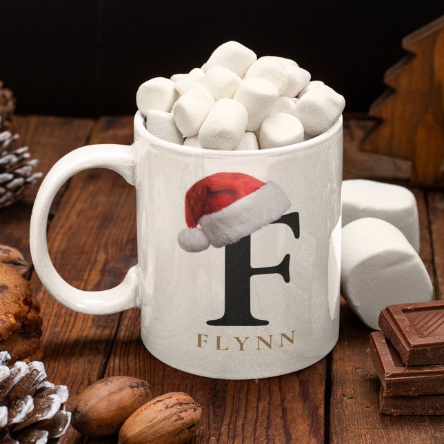Christmas Monogram Mug Kaffemugg (Skapare uppladdad)