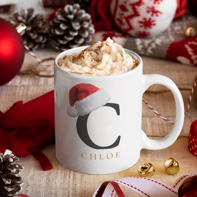 Christmas Monogram Mug Kaffemugg (Skapare uppladdad)