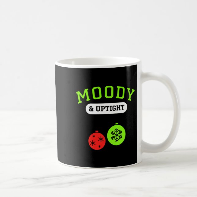 Christmas Moody &amp; Uptight Funny Xmas Holiday S Kaffemugg (Höger)