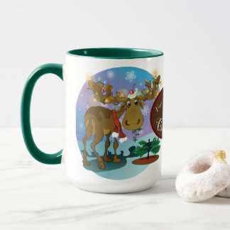 Christmas Moose  Mugg