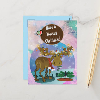Christmas Moose Recipe Helg Vykort