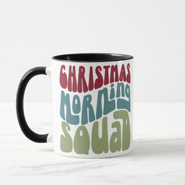 CHRISTMAS MORNING SQUAD MUGG (Vänster)