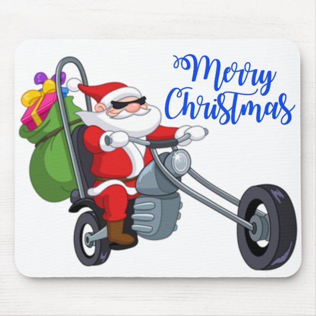 christmas motorcykel Santa Musmatta (Framsidan)
