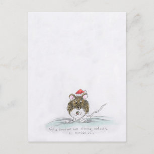 christmas mouse helg vykort