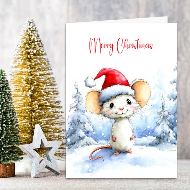 Christmas Mouse Helgkort (Skapare uppladdad)