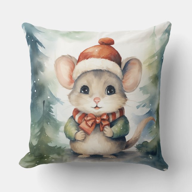 Christmas Mouse Kudde (Framsida)