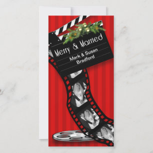 CHRISTMAS MOVIE FILM STRIP - MERRY,MARRIED JULKORT