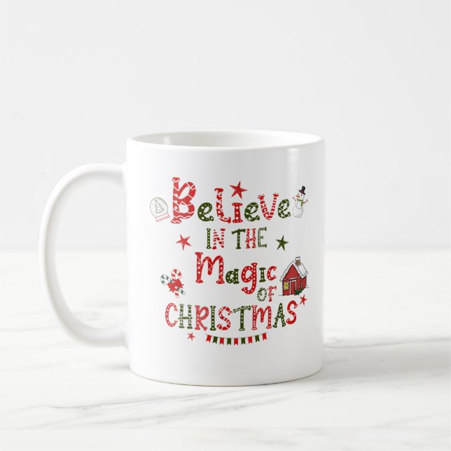 Christmas Mug, Christmas Gift, Christmas cup,  Kaffemugg (Vänster)
