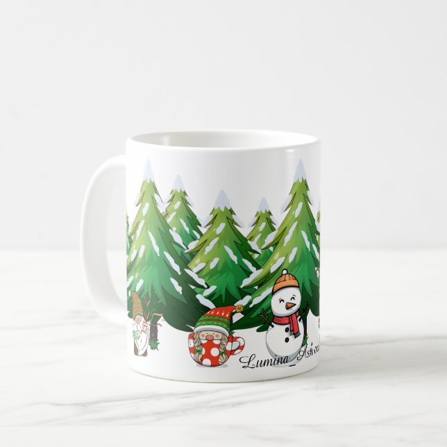 Christmas Mug Gnome Kaffemugg (Framsida vänster)