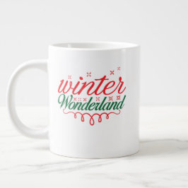 Christmas Mug – Warm Holiday Cocoa & Coffee Cup Jumbo Mugg