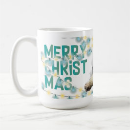 Christmas Mug with Decorative Lights Kaffemugg