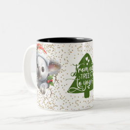 Christmas Mugs | Merry Christmas Mug | Christmas Två-Tonad Mugg