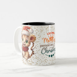 Christmas Mugs | Merry Christmas Mug | Christmas Två-Tonad Mugg