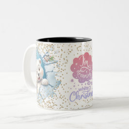 Christmas Mugs | Merry Christmas Mug | Christmas Två-Tonad Mugg