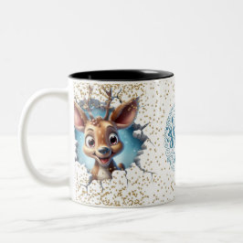 Christmas Mugs | Merry Christmas Mug | Christmas Två-Tonad Mugg