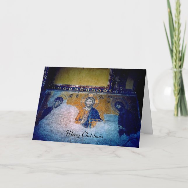 christmas mural helgkort (Framsida)