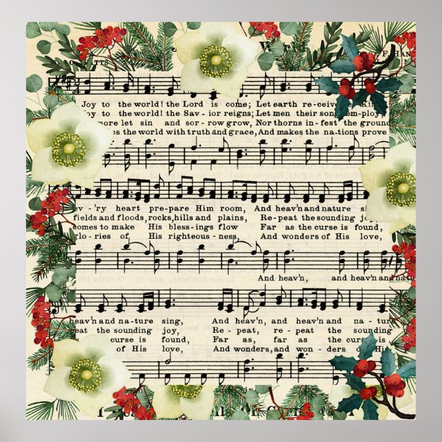 Christmas Music, Joy to the World, Poster (Framsidan)