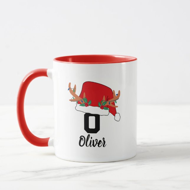 Christmas Name Personalized Mugg (Vänster)