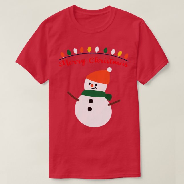 CHRISTMAS NÄSTA DAG-LEVERANTÖR T SHIRT (Design framsida)