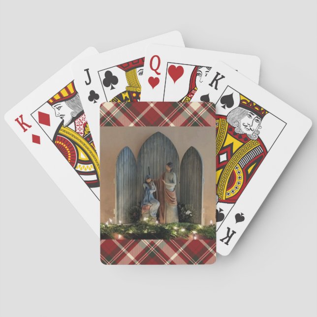 Christmas Nativity  Casinokort (Baksidan)