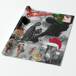CHRISTMAS NATIVITY DESIGNER Wrappa Papprare Presentpapper