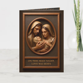 Christmas Nativity Folded Greeting Card Kort