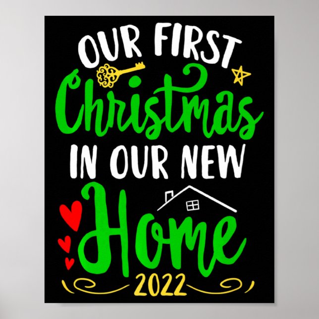 Christmas New Home Xmas Homeowner Our First Apartm Poster (Framsidan)