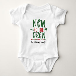Christmas New To The Crew Custom First Christmas T Shirt