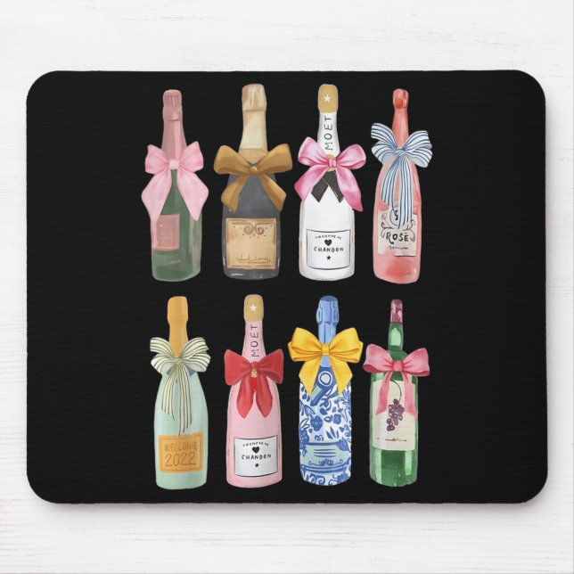 Christmas New Year Champagne Gl Coquette Bot-tle M Musmatta (Framsidan)