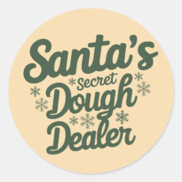 Christmas | New Year sticker Runt Klistermärke