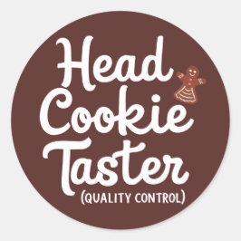 Christmas | New Year sticker Runt Klistermärke