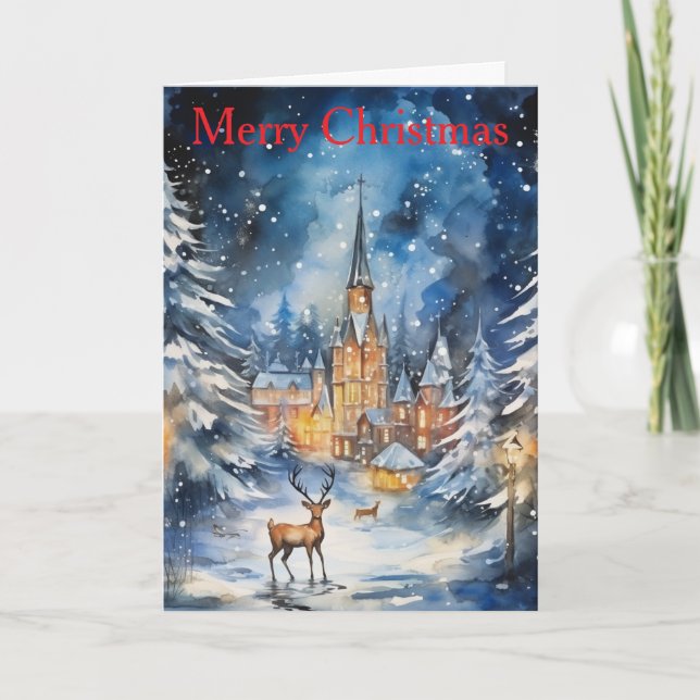 Christmas Night Helgkort (Framsida)