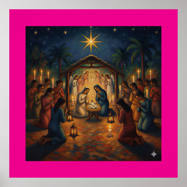 Christmas Night – Homage to Gauguin  Poster (Framsidan)