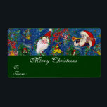 CHRISTMAS NIGHT/JULTOMTEN MED LEKSAKER FRAKTSEDEL<br><div class="desc">Bulgan Lumini (c),  färglös,  vismisk och konstnärlig akrylmålning till jul</div>