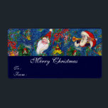 CHRISTMAS NIGHT/JULTOMTEN MED LEKSAKER FRAKTSEDEL<br><div class="desc">Bulgan Lumini (c),  färglös,  vismisk och konstnärlig akrylmålning till jul</div>