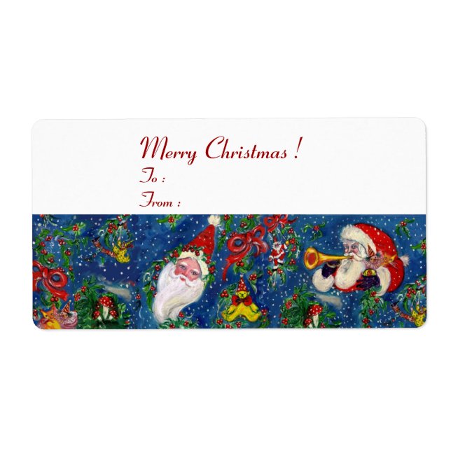 CHRISTMAS NIGHT/JULTOMTEN MED LEKSAKER FRAKTSEDEL (Framsidan)